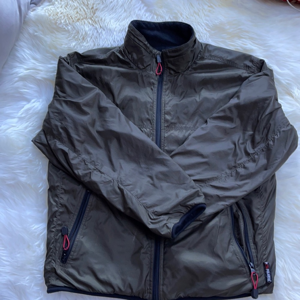 Men’s Eddie Bauer reversible Polartec Jacket